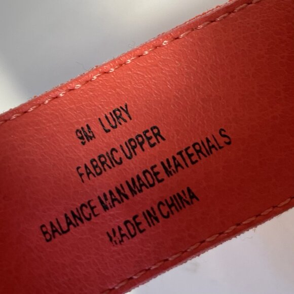 Dolce Vita Espadrille Sandals Womens 9 Platform Wedge Orange Coral Strap Slip On - Picture 9 of 10